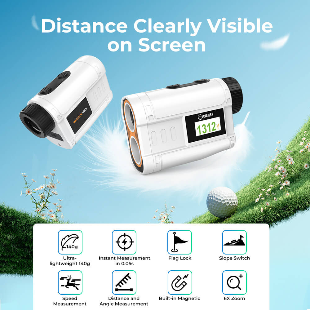 CIGMAN CT-1200 1312 Yards Golf Rangefinder