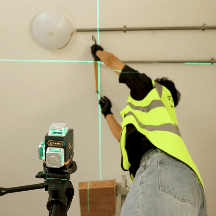use laser level for ceiling