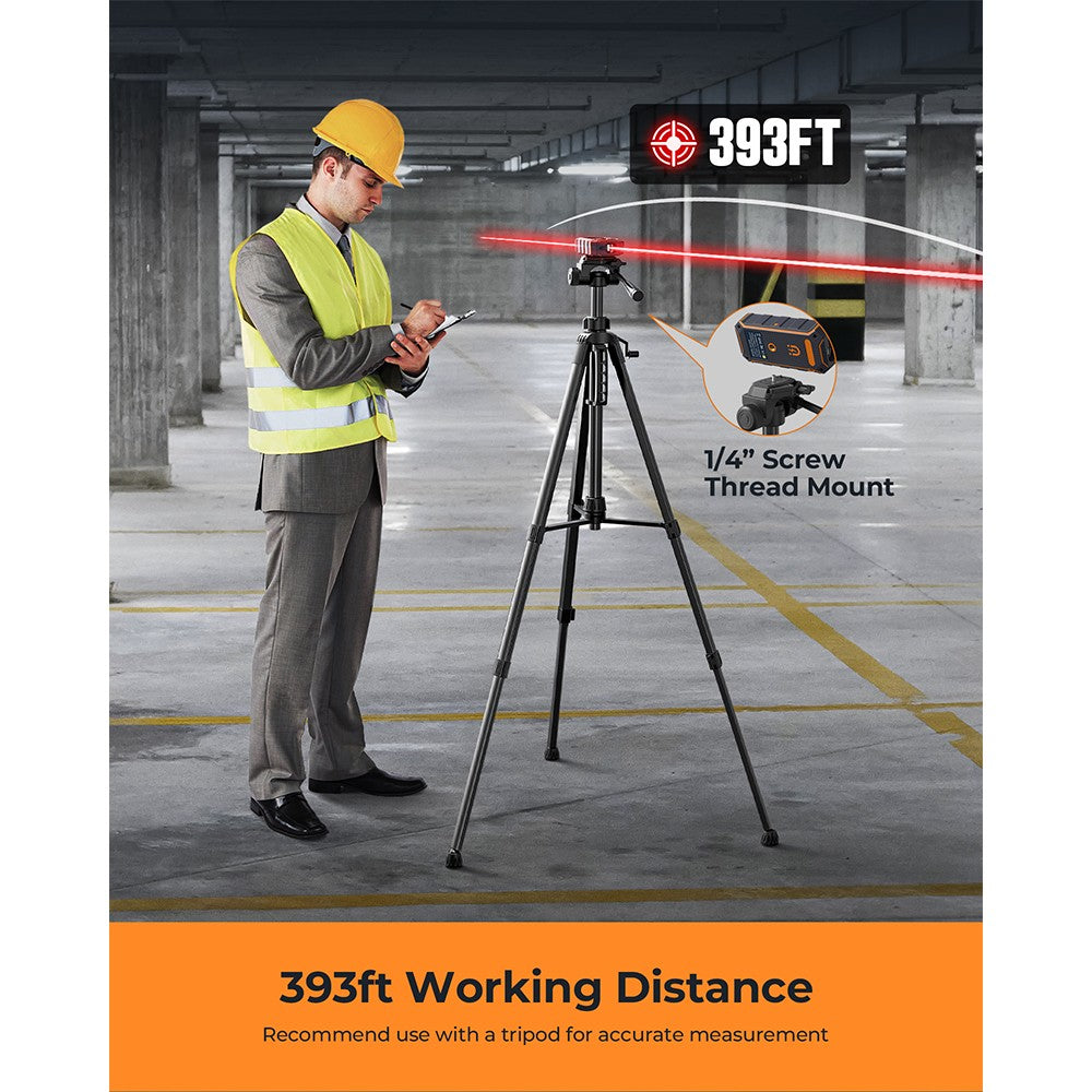 CIGMAN CD-60R 393Ft Bilateral Laser Measure