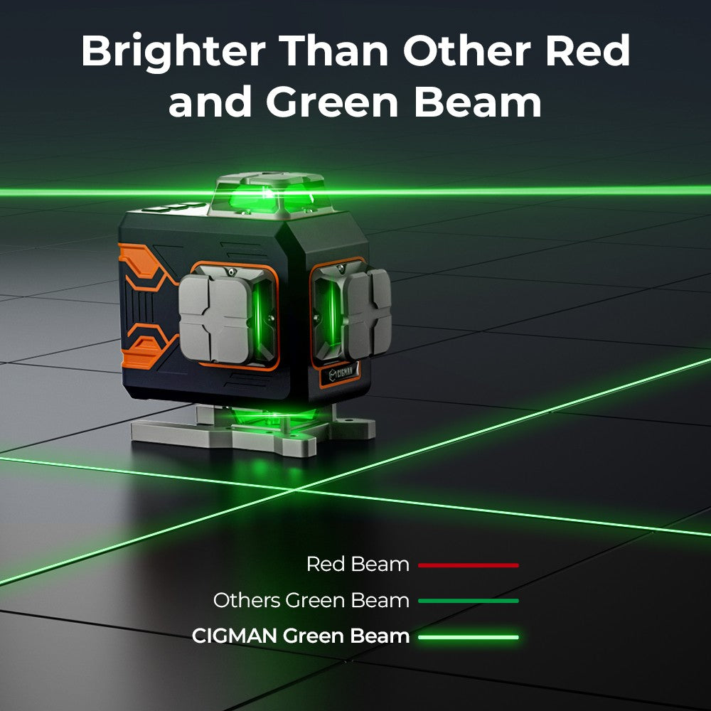 CIGMAN CM-S02 4x360° 16 Lines Laser Level a+