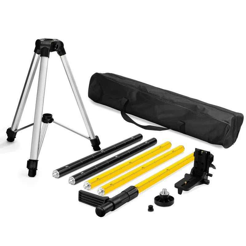 CIGMAN CM-100P 3.7M Laser Level Tripod with 3.7m/12.18ft (Max) Telescopic Rod