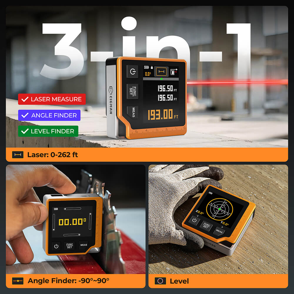 CIGMAN CD-80 Laser Tape Measure