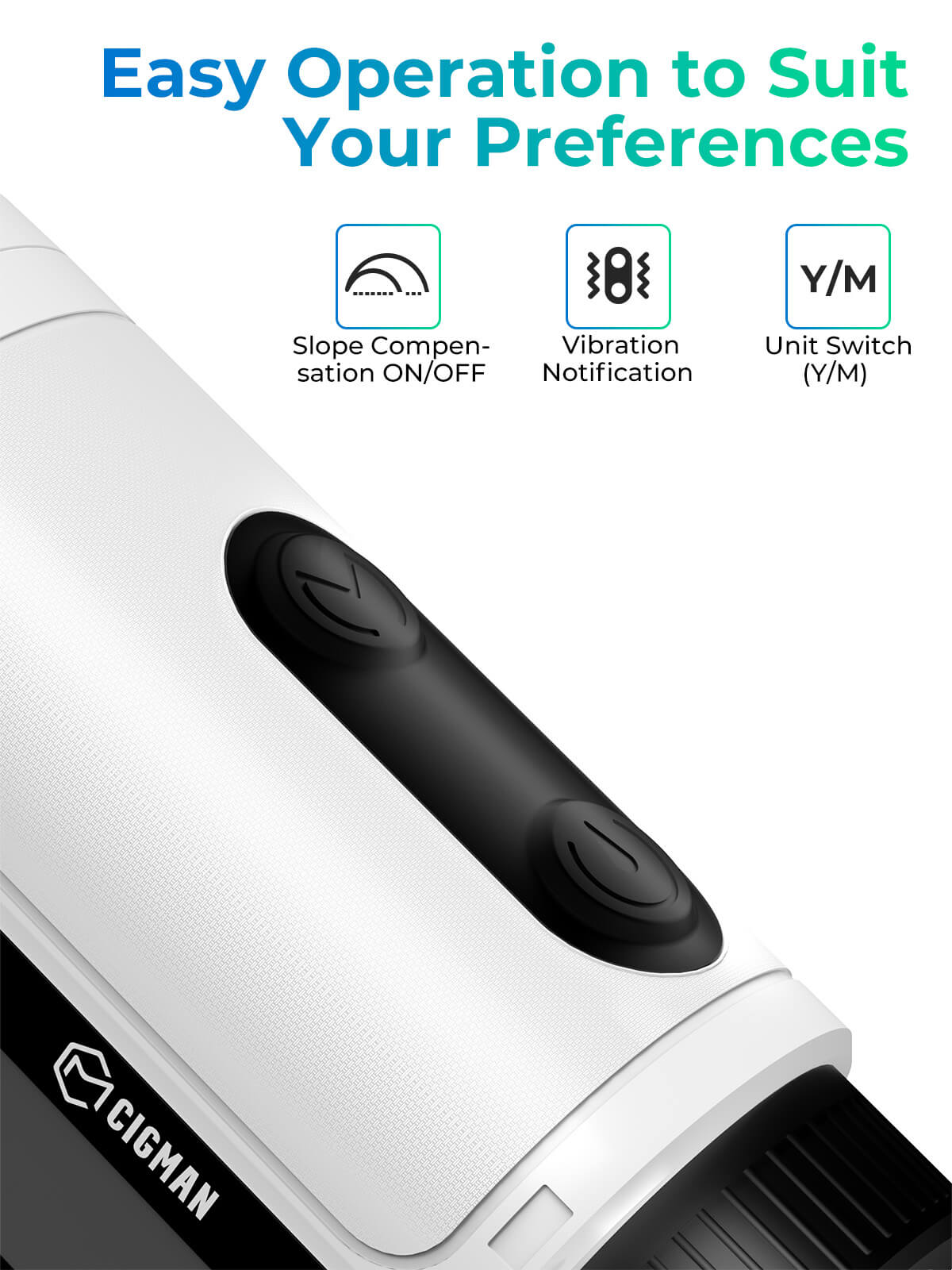 CIGMAN CT-1200 1312 Yards Golf Rangefinder