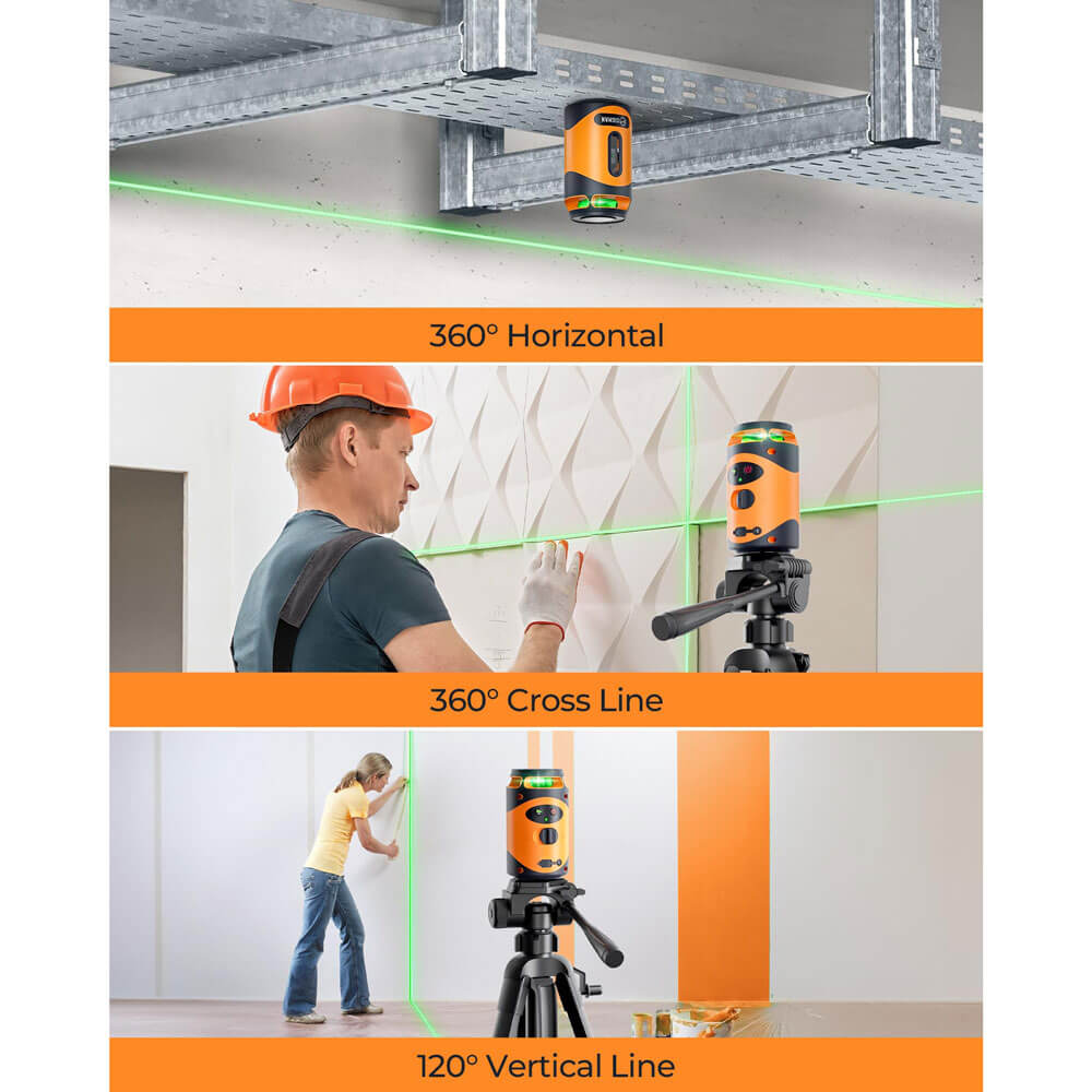 CIGMAN CM-505 360° Laser Level with Tripod