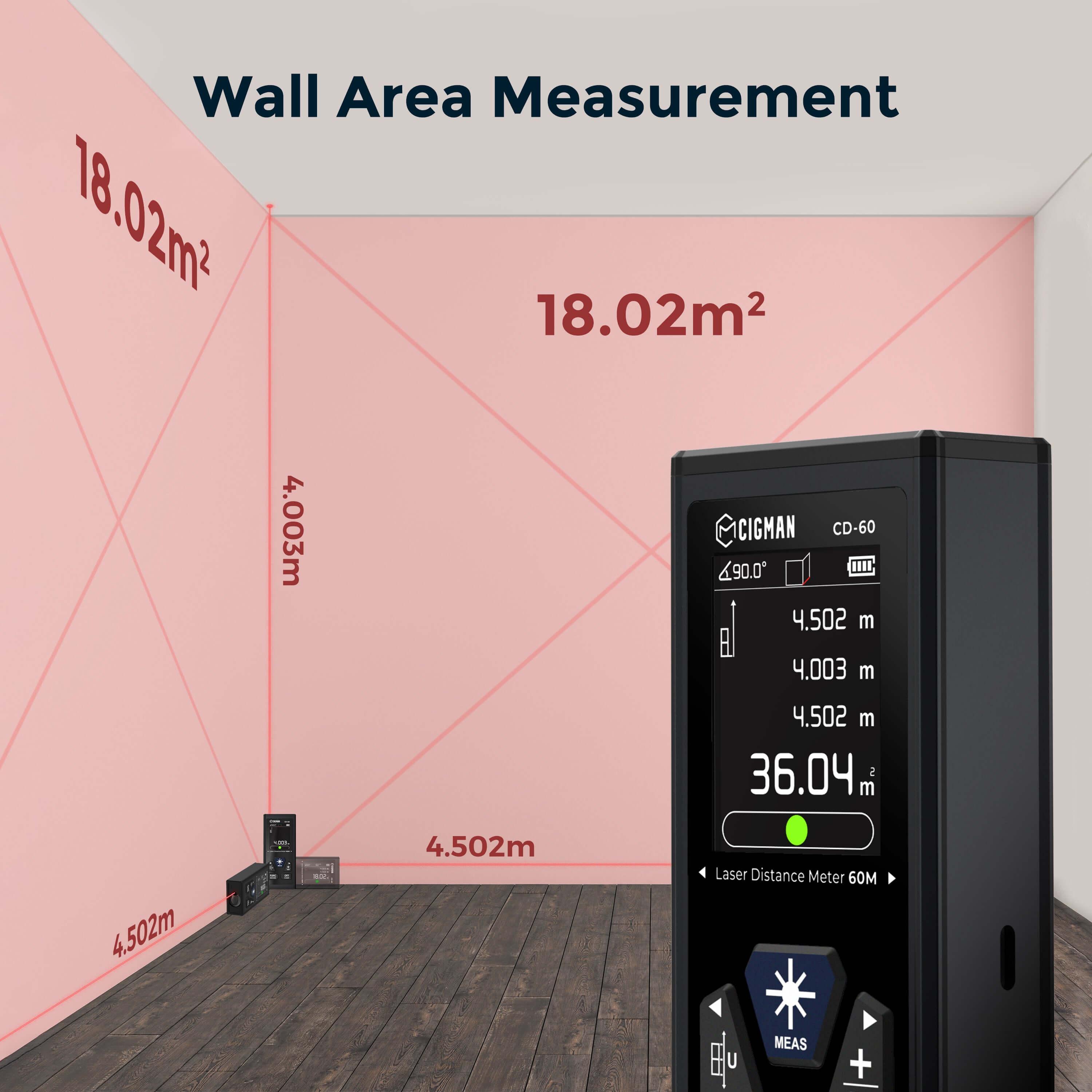 CIGMAN CD-60 Dual Laser Measure - Cigman