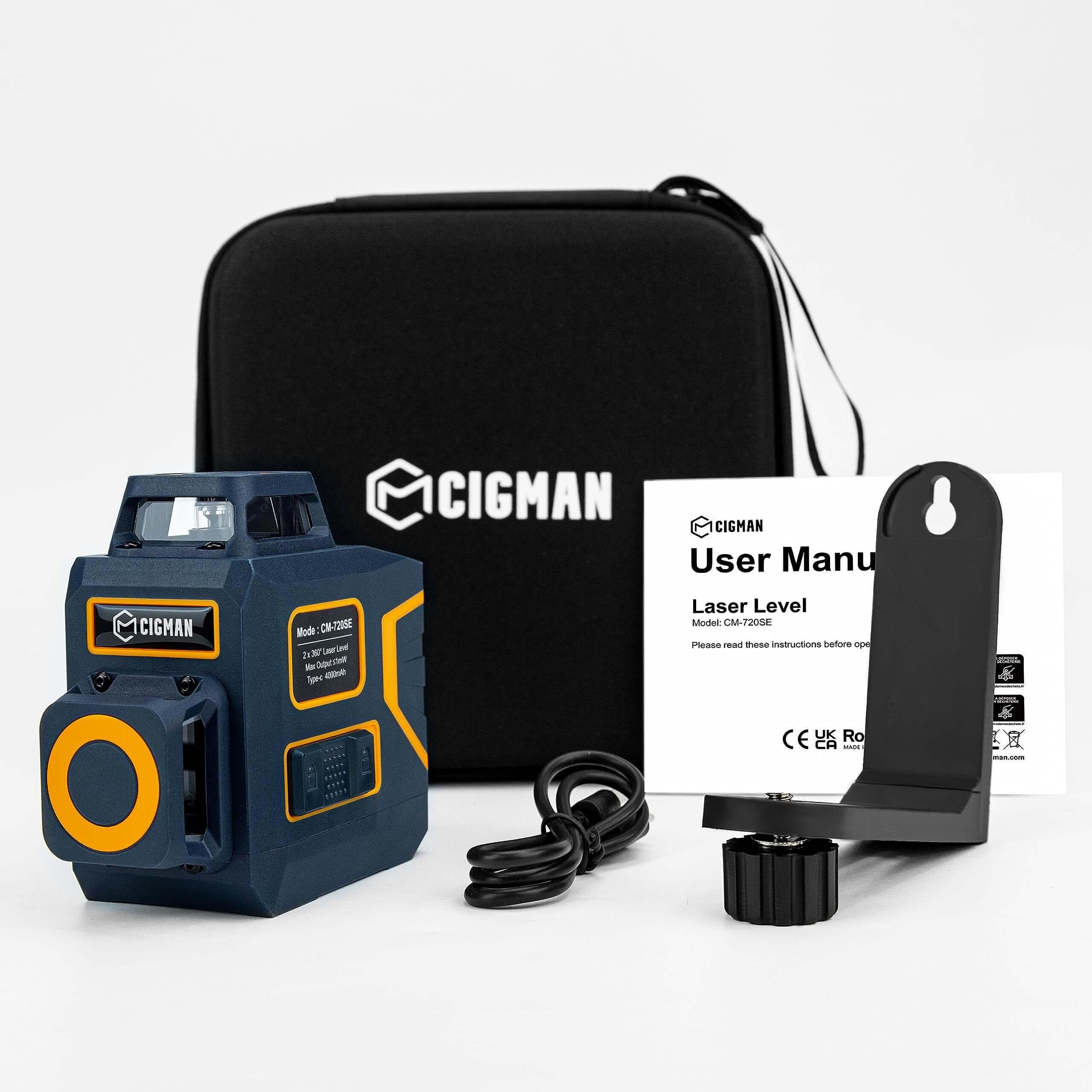 CIGMAN CM-720SE 8 Lines Laser Level - Cigman