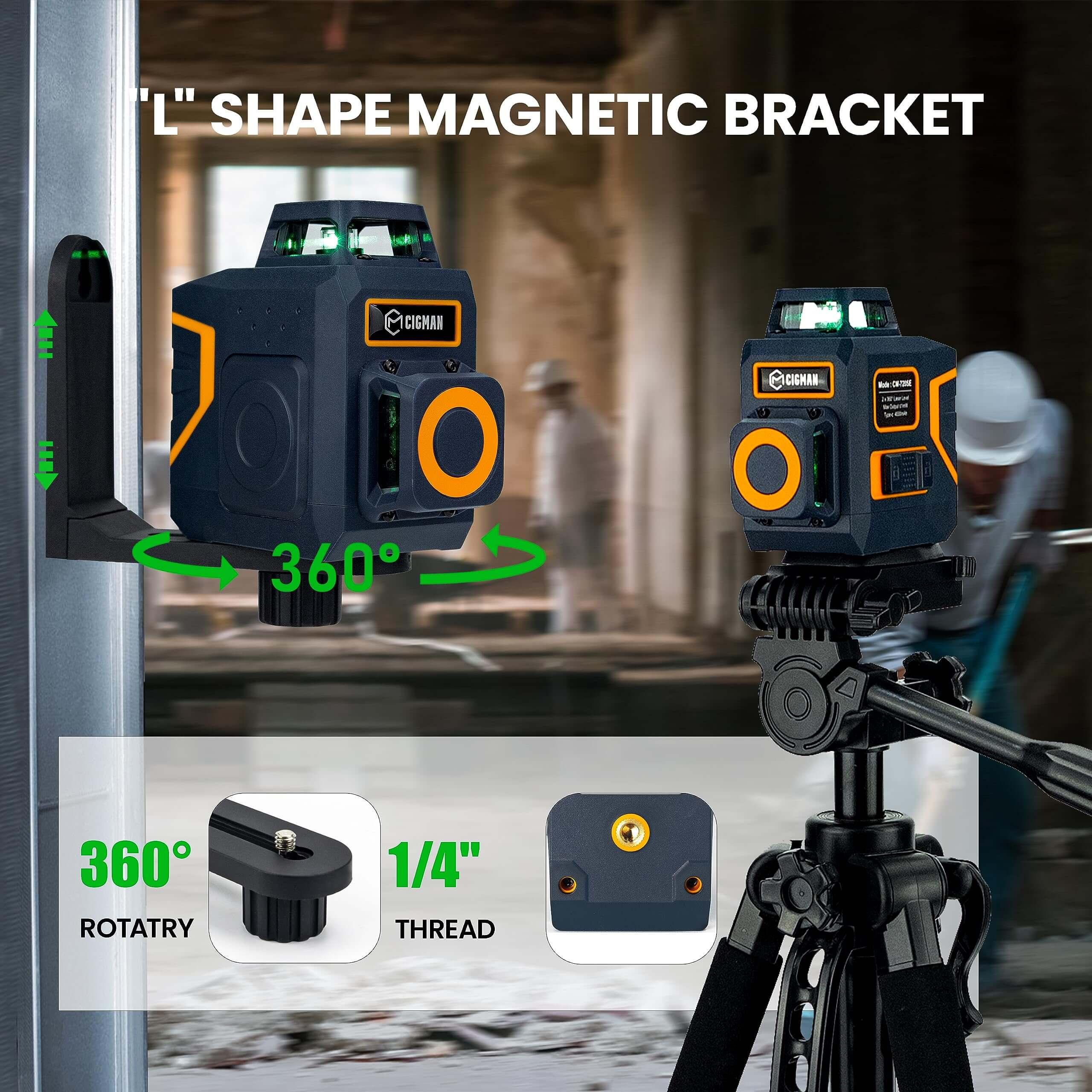 CIGMAN CM-720SE 8 Lines Laser Level - Cigman