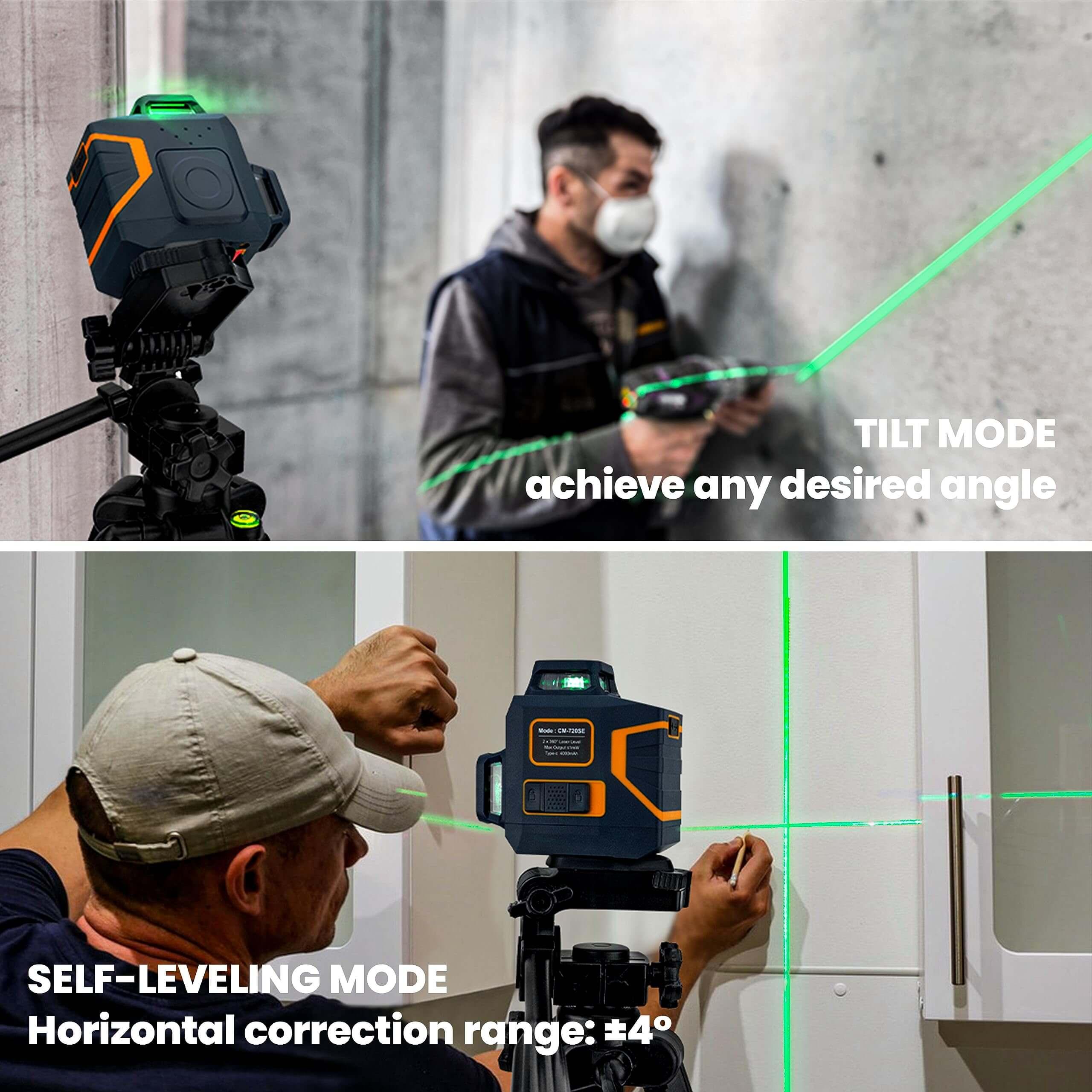 CIGMAN CM-720SE 8 Lines Laser Level - Cigman