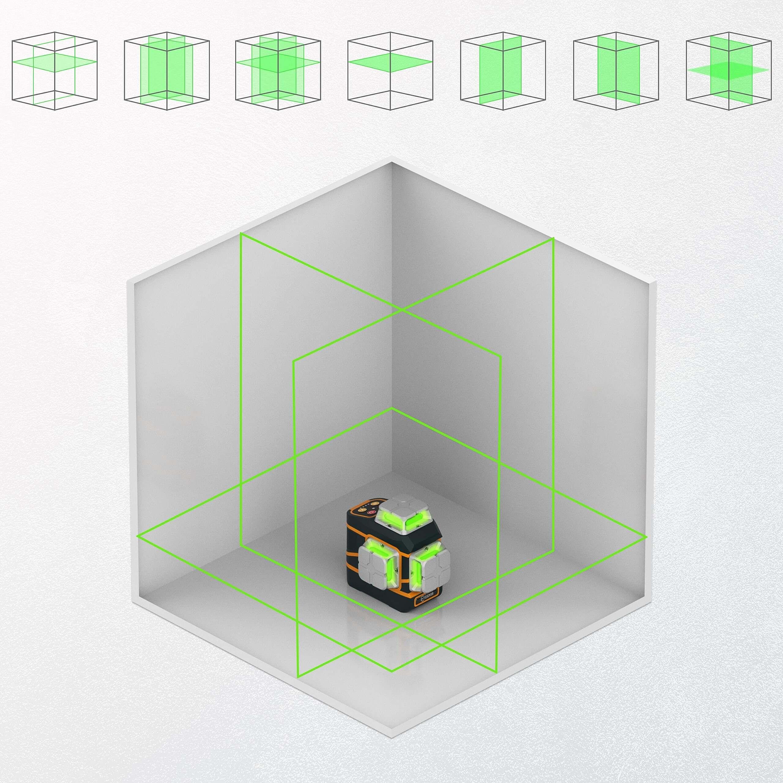 CIGMAN CM-801 3x360°3D Laser Level - Cigman