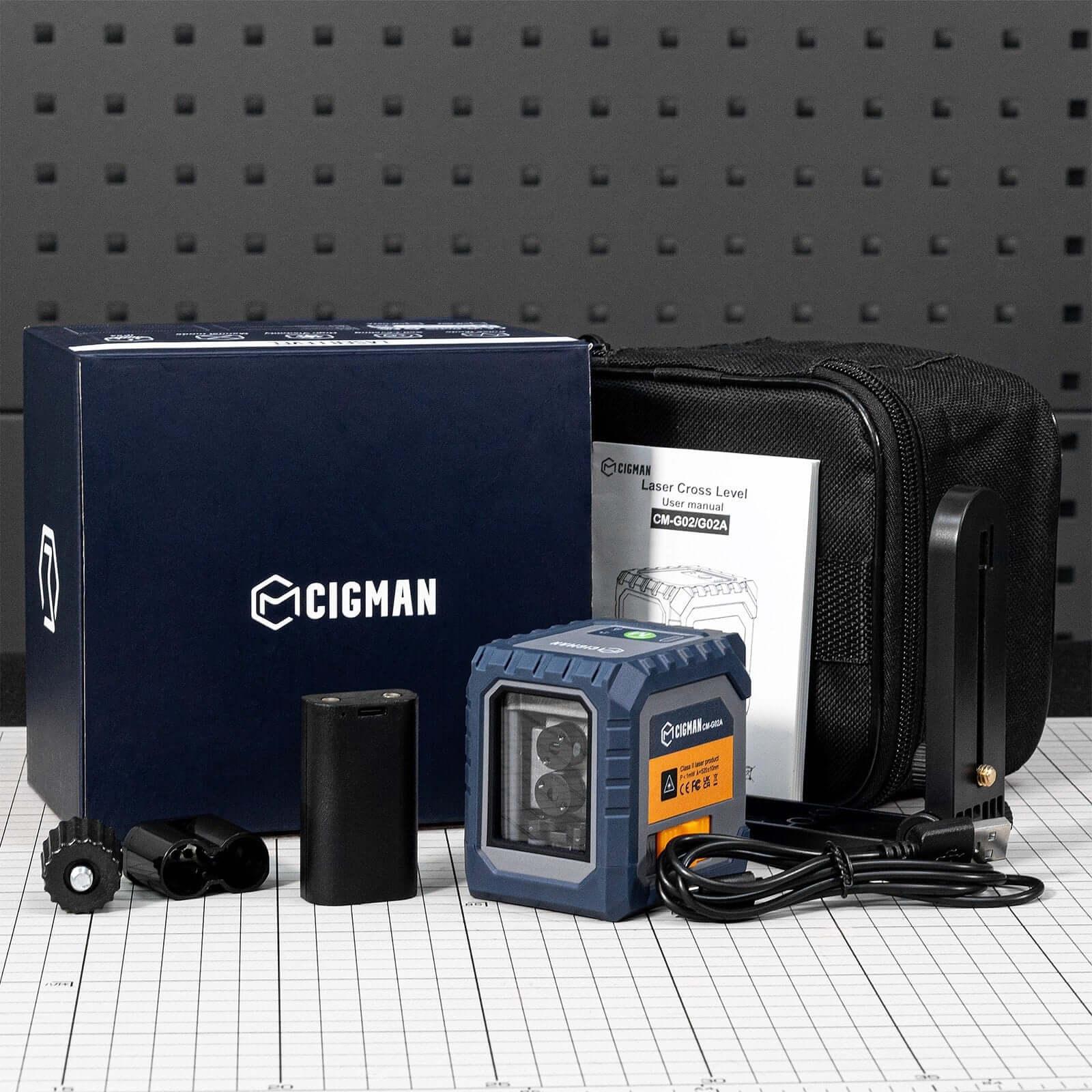 CIGMAN CM-G02 2 Lines Laser Level - Cigman