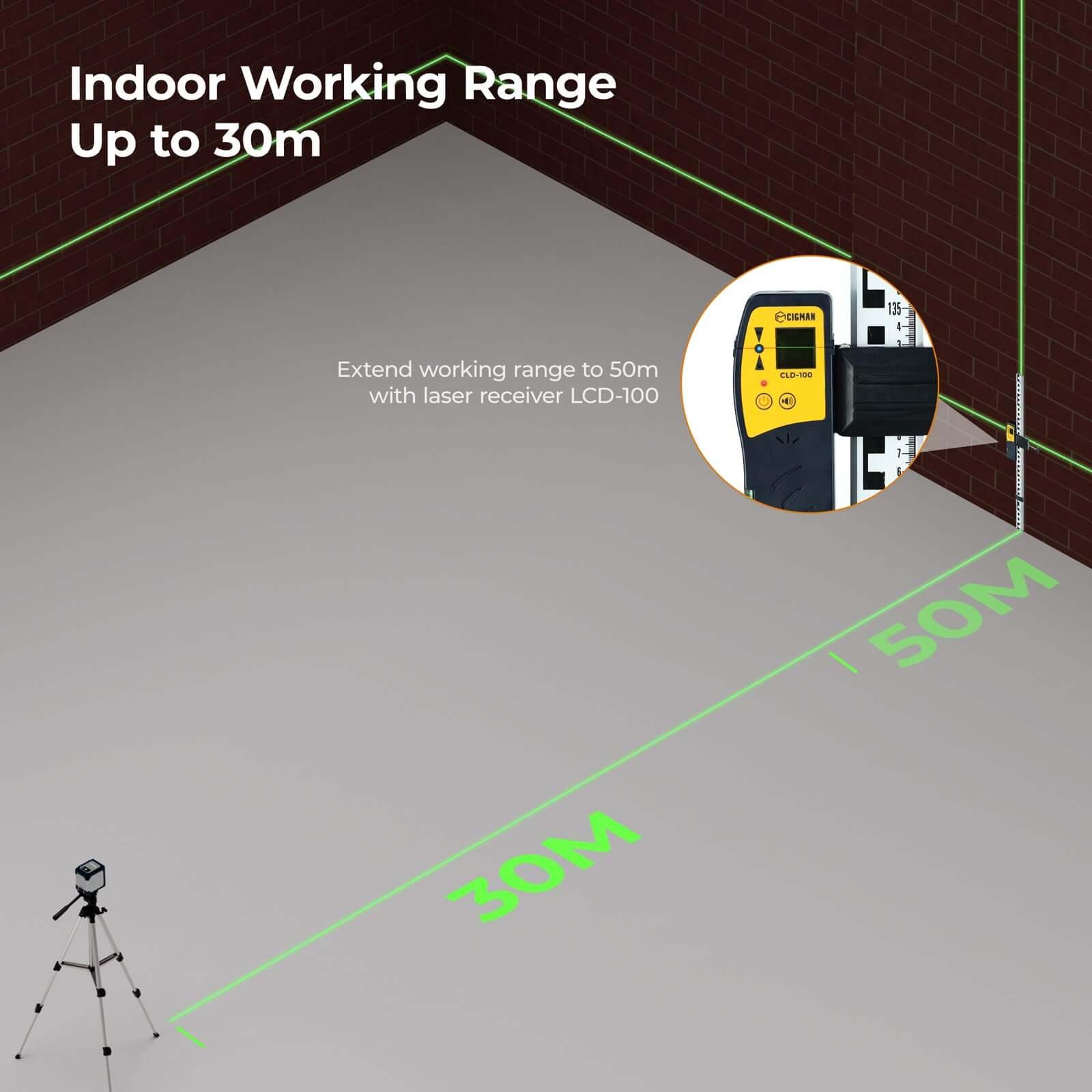 CIGMAN CM-G02 2 Lines Laser Level - Cigman