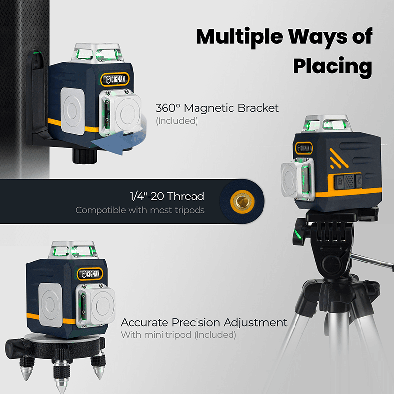 CIGMAN CM720 2*360° Laser Level - Cigman